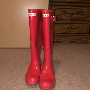 Tall Red Hunter Boots